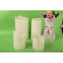 China Wholeswalecandles / Hot- Sale White Wax Ivroy Pillar Candle
